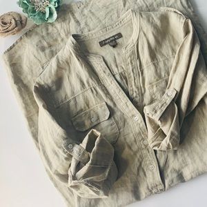 TOMMY BAHAMA | linen shirt dress